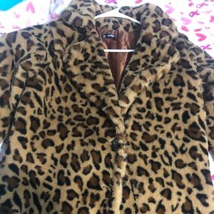 Cheetah print jacket